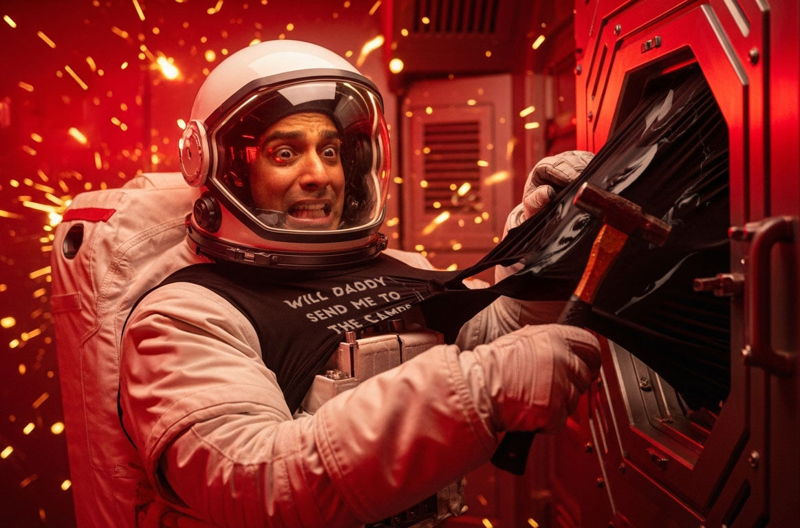 The #Quit ICE Now 5XL big enough for your space suit